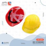 کلاه ایمنی قرمز بند ابریشمی