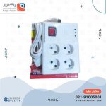 محافظ برق 4 خانه سیم کوتاه تک استار