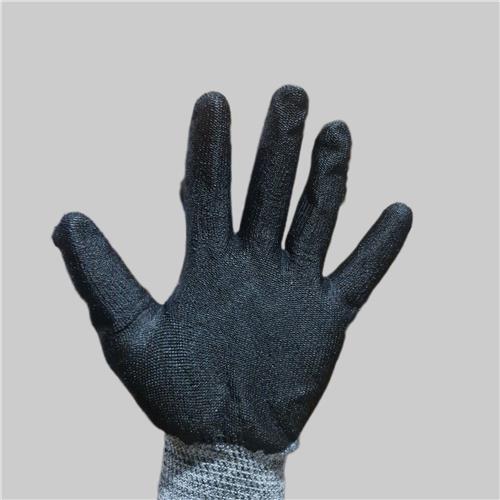 دستکش کف مواد طوسی