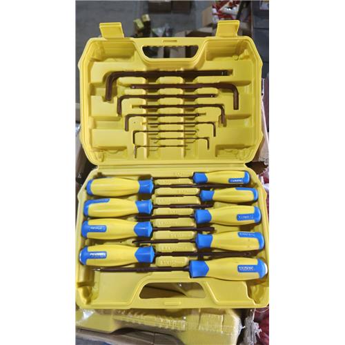 جعبه پیچ گوشتی و الن 18 پارچه کارناوال