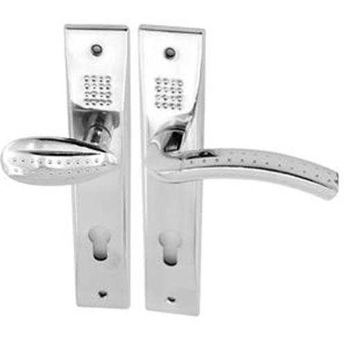 دستگیره خالدار سوییچی قفلیار کروم (20 عددی)