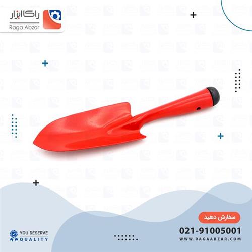 بیلچه باغبانی فلزی دسته چوبی