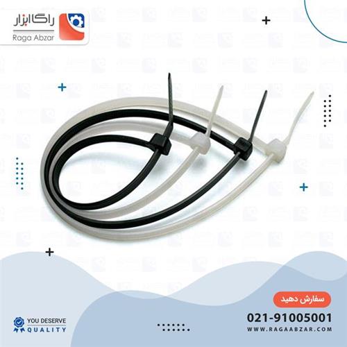 بست کمربندی پلاستیکی 10 سانتی سفید