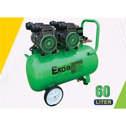 کمپرسور 60 لیتری 2 موتوره سایلنت اکو (پمپ باد)