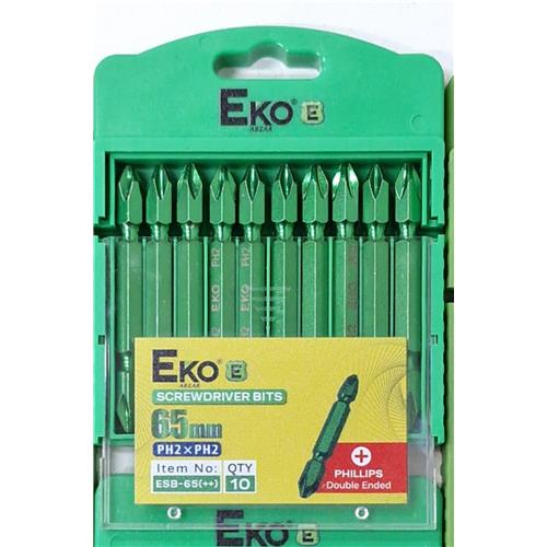 نوک پیچ گوشتی 2 سر 4سو 6.5 سانت سبز اکو