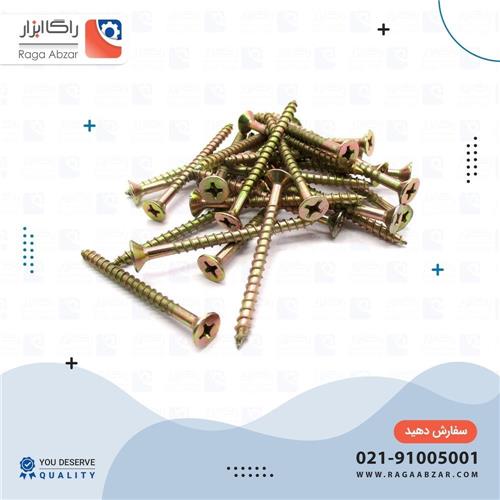 پیچ چوب 7.5 سانت ایرانی 12*3 چهارسو(24 قراص)
